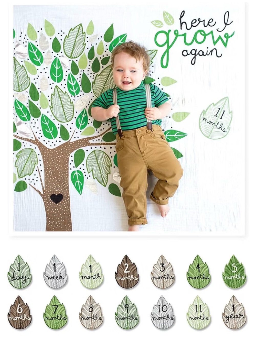 Baby’s First Year milestone blanket